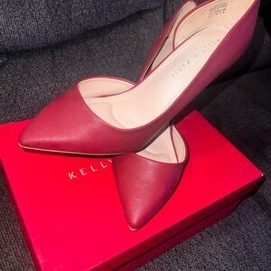 Kelly & Katie Elegant Burgundy Heels 👠